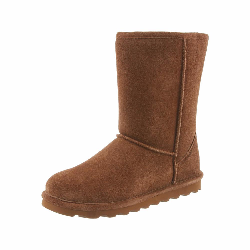 BEARPAW WOMEN'S ELLE SHORT HICKORY SIZE 7 | WOMEN'S BOOT CLASSIC SUEDE | WO